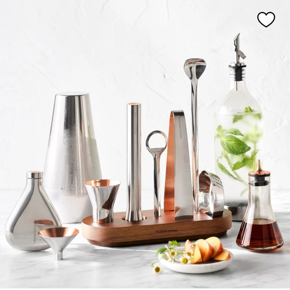 NEW Exclusive Williams Sonoma Signature Bar Tool Set, Retail $174.95 USD